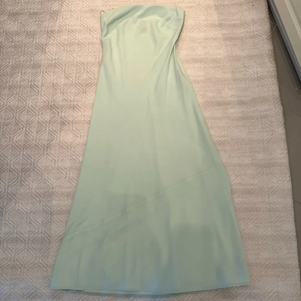 Mint Strapless Maxi Dress, Babaton, US XS - Picture 3 of 5